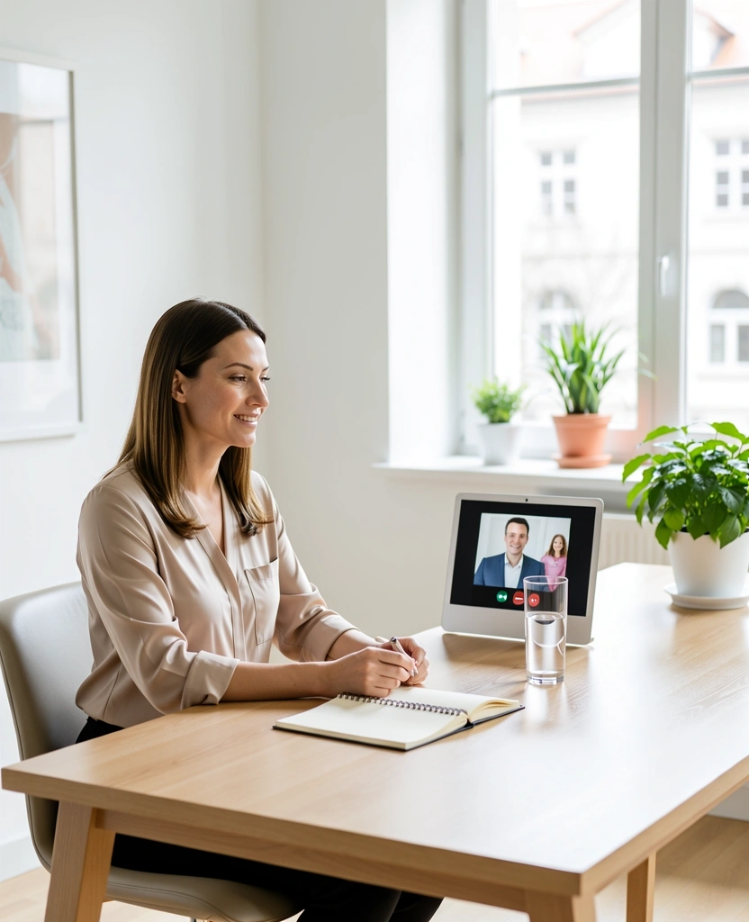 Beratungssituation bei Ernährungsharmonie